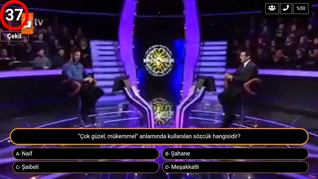 Milyoner Bilgi Yarışması -SWT МОД/Взлом [Бесконечные деньги, Монеты и Мега MOD] Screenshot 2