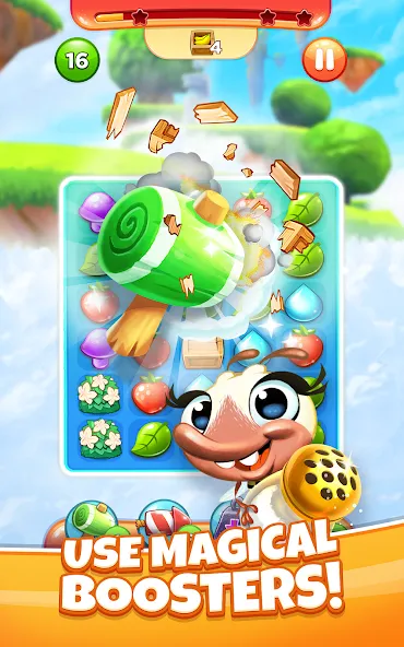 Match 3 Game - Fiends Stars (Матч 3 Игра) МОД/Взлом [Много монет, Открытые уровни и Мега MOD] Screenshot 2