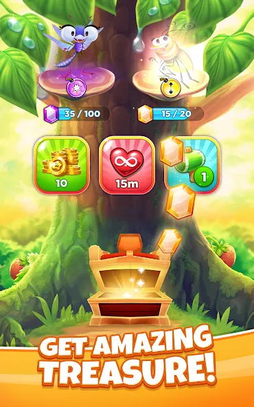 Match 3 Game - Fiends Stars (Матч 3 Игра) МОД/Взлом [Много монет, Открытые уровни и Мега MOD] Screenshot 4