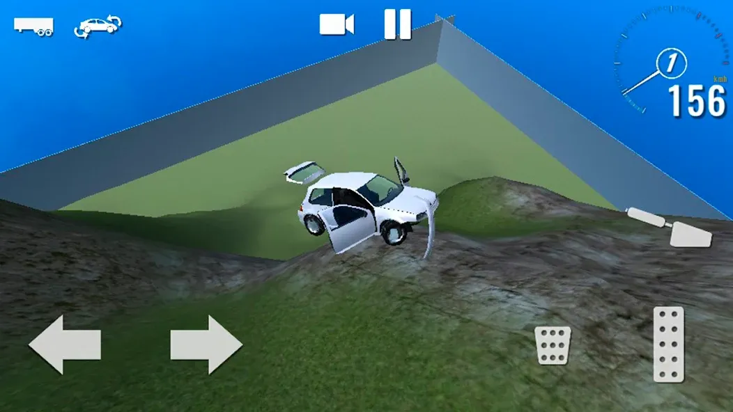 Car Crash Simulator: Accident (Кар Симулятор Столкновений) МОД/Взлом [Меню, Бесконечные монеты и Открытые уровни] Screenshot 1