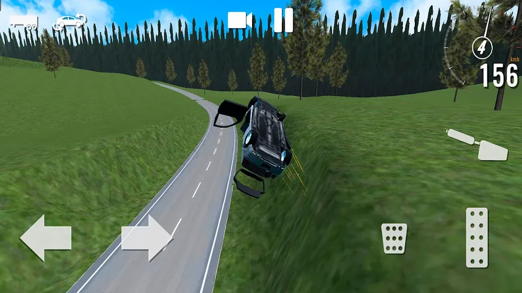 Car Crash Simulator: Accident (Кар Симулятор Столкновений) МОД/Взлом [Меню, Бесконечные монеты и Открытые уровни] Screenshot 2