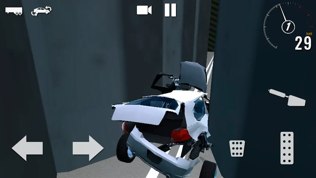 Car Crash Simulator: Accident (Кар Симулятор Столкновений) МОД/Взлом [Меню, Бесконечные монеты и Открытые уровни] Screenshot 3