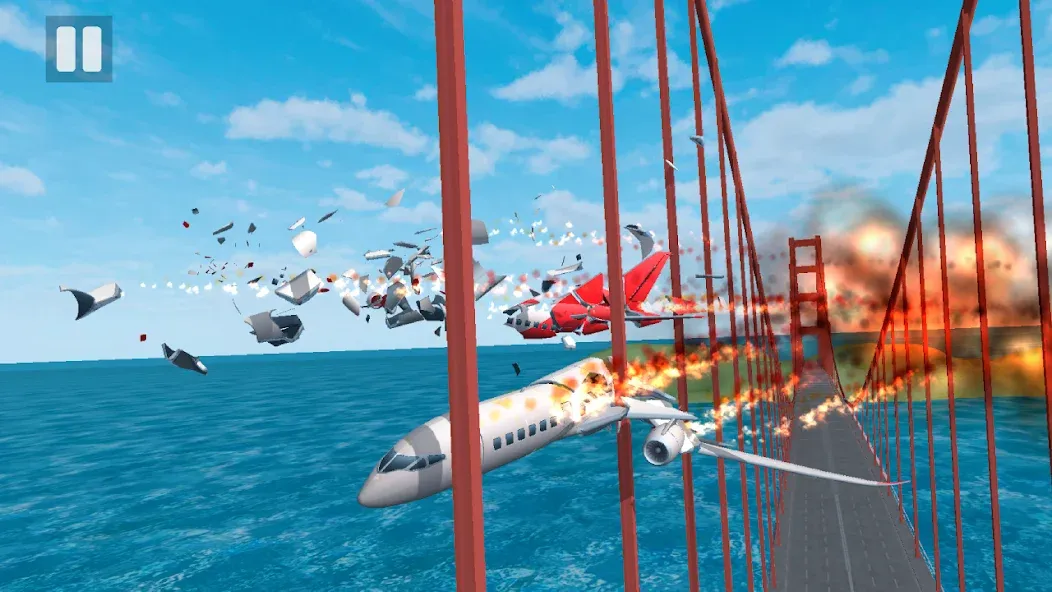 Plane Crash: Flight Simulator (Плейн Краш) МОД/Взлом [Много денег, Монет и Все открыто] Screenshot 2