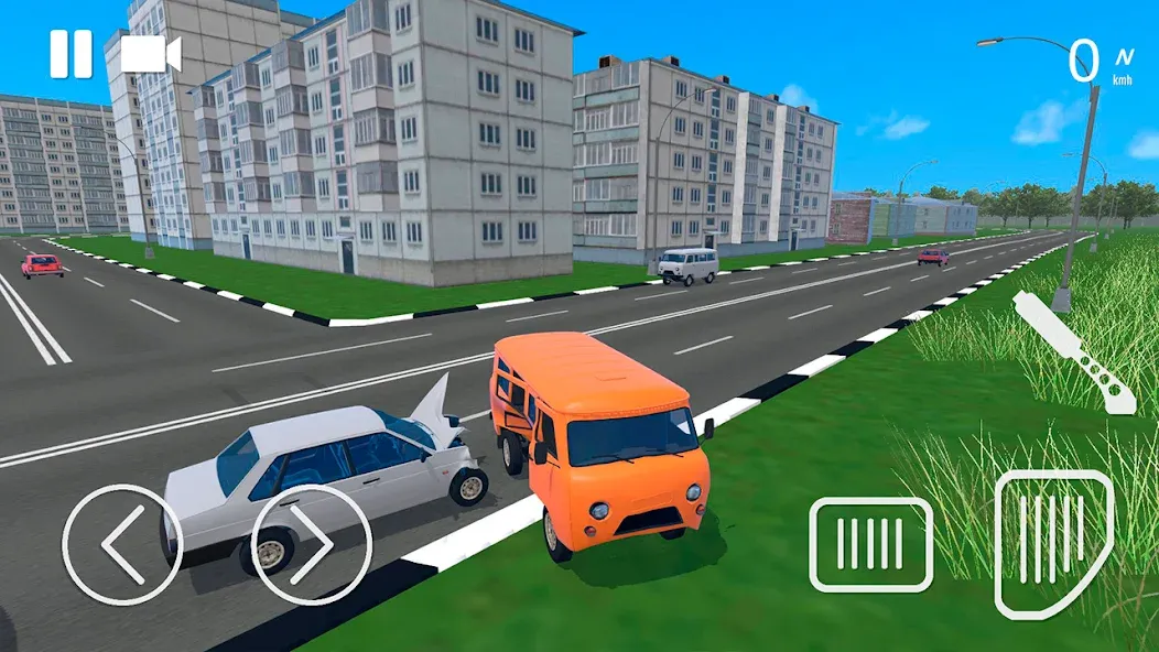 Russian Car Crash Simulator (Рашн Кар Краш Симулятор) МОД/Взлом [Много денег, Монет и Все открыто] Screenshot 4