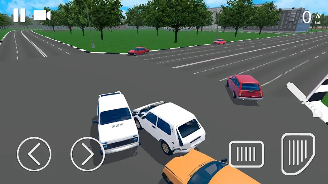 Russian Car Crash Simulator (Рашн Кар Краш Симулятор) МОД/Взлом [Много денег, Монет и Все открыто] Screenshot 5