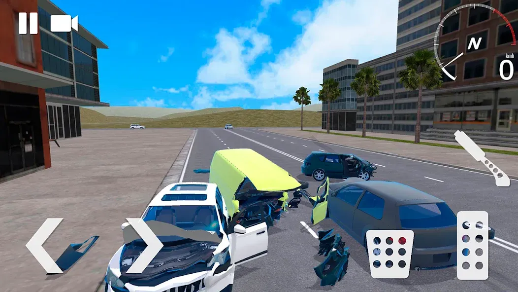 Traffic Crashes Car Crash (Трафик Краш Кар Краш) МОД/Взлом [Бесконечные деньги, Монеты и Мега MOD] Screenshot 3