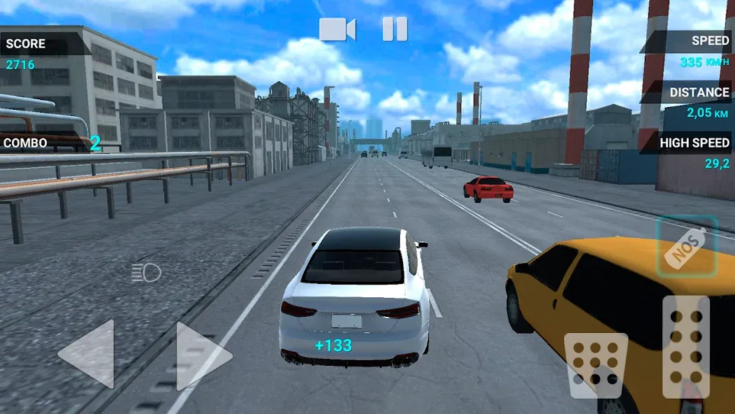 Traffic Racer Speeding Highway (Трафик Рейсер Скоростная Шоссе) МОД/Взлом [Много денег, Монет и Все открыто] Screenshot 1