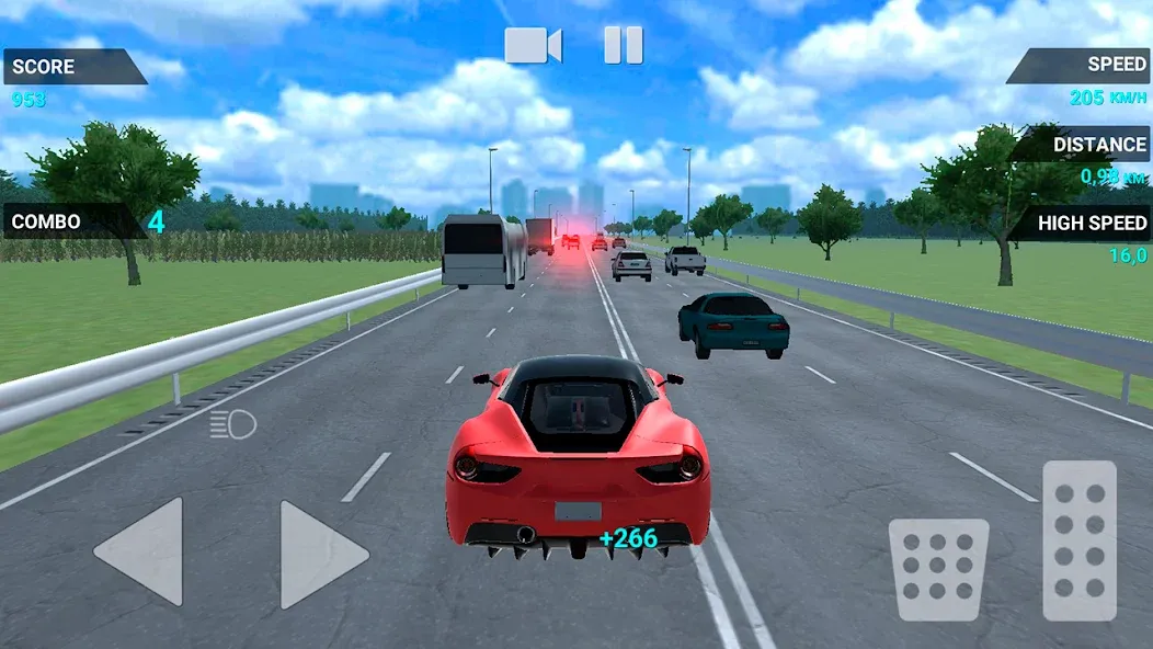 Traffic Racer Speeding Highway (Трафик Рейсер Скоростная Шоссе) МОД/Взлом [Много денег, Монет и Все открыто] Screenshot 2
