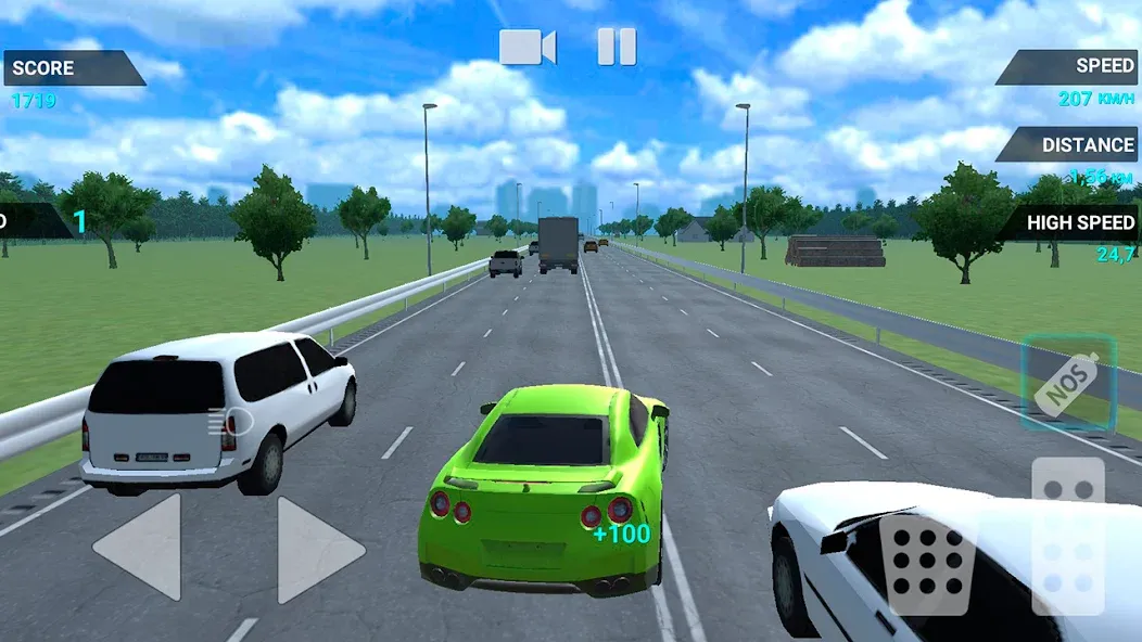 Traffic Racer Speeding Highway (Трафик Рейсер Скоростная Шоссе) МОД/Взлом [Много денег, Монет и Все открыто] Screenshot 3