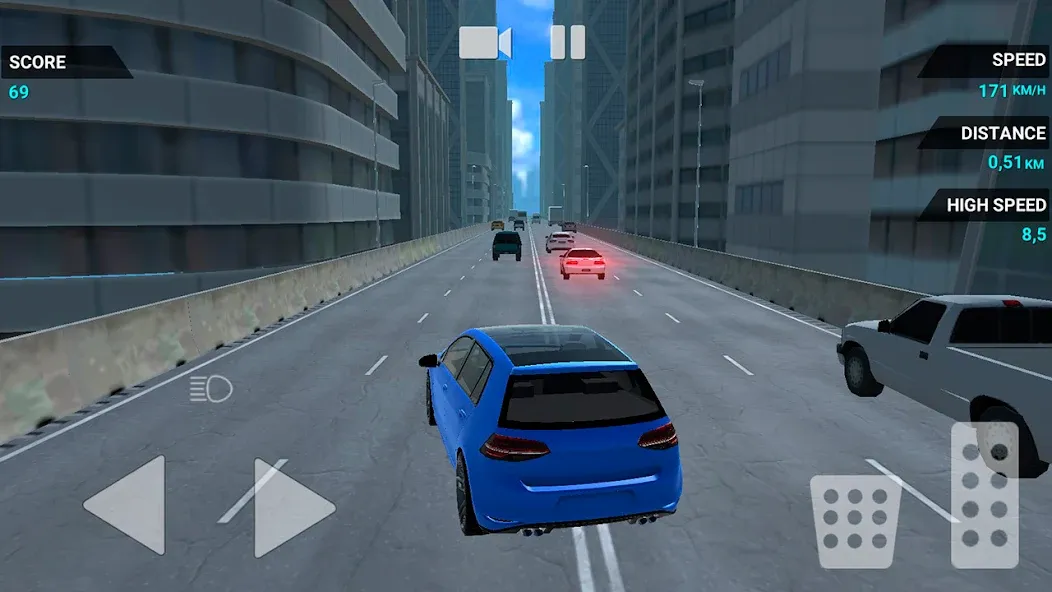 Traffic Racer Speeding Highway (Трафик Рейсер Скоростная Шоссе) МОД/Взлом [Много денег, Монет и Все открыто] Screenshot 5