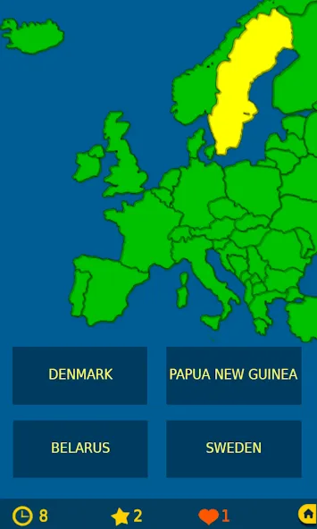 Capital Map Flag - geo quiz МОД/Взлом [Все открыто, Дополнительные деньги и Меню MOD] Screenshot 3