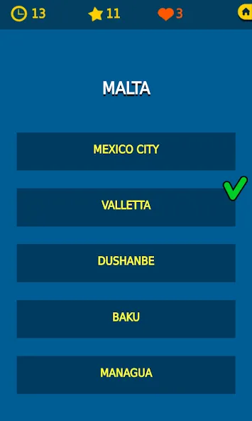 Capital Map Flag - geo quiz МОД/Взлом [Все открыто, Дополнительные деньги и Меню MOD] Screenshot 5