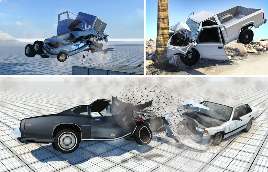 Car Crash Damage Engine Wreck (Кар Крэш Дамаг Энджин Врек) МОД/Взлом [Меню, Бесконечные монеты и Открытые уровни] Screenshot 3