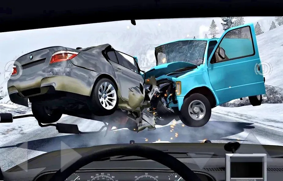 Car Crash Damage Engine Wreck (Кар Крэш Дамаг Энджин Врек) МОД/Взлом [Меню, Бесконечные монеты и Открытые уровни] Screenshot 4