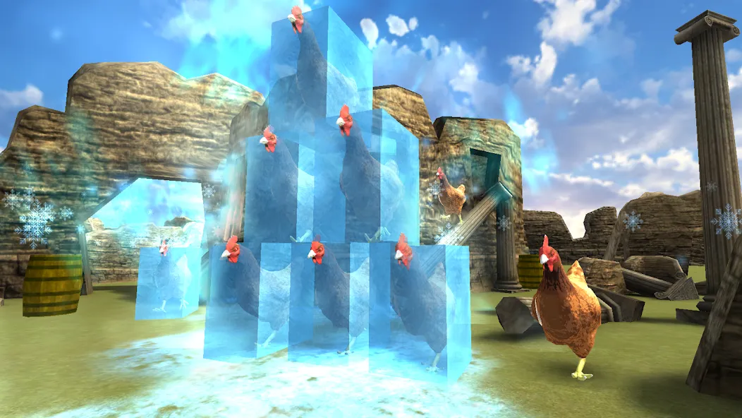Cluck Shot: Chicken War FPS (Клак Шот) МОД/Взлом [Много денег, Монет и Все открыто] Screenshot 3