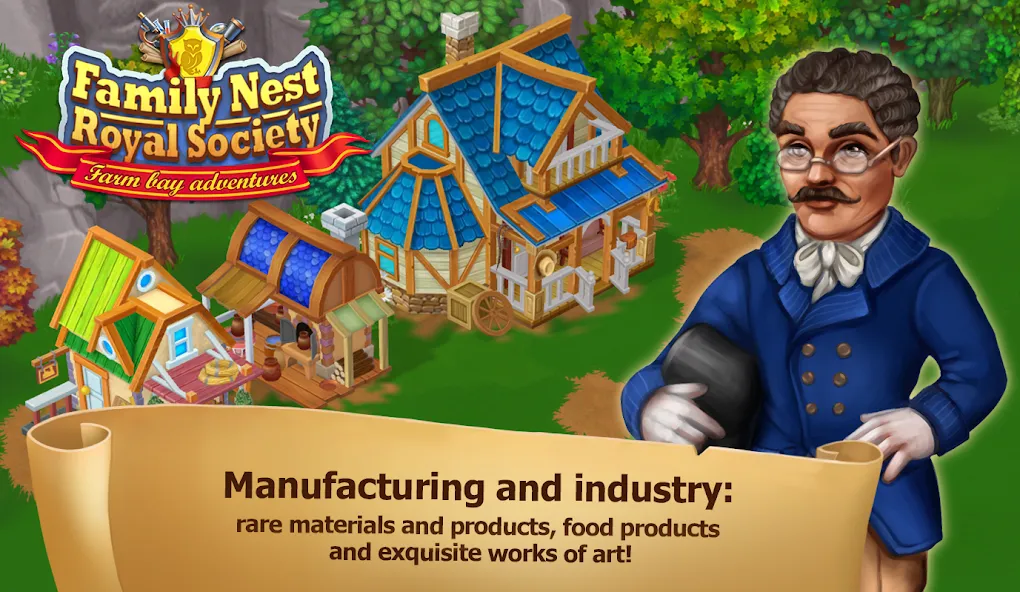 Family Nest: Royal Farms МОД/Взлом [Много монет, Открытые уровни и Мега MOD] Screenshot 4