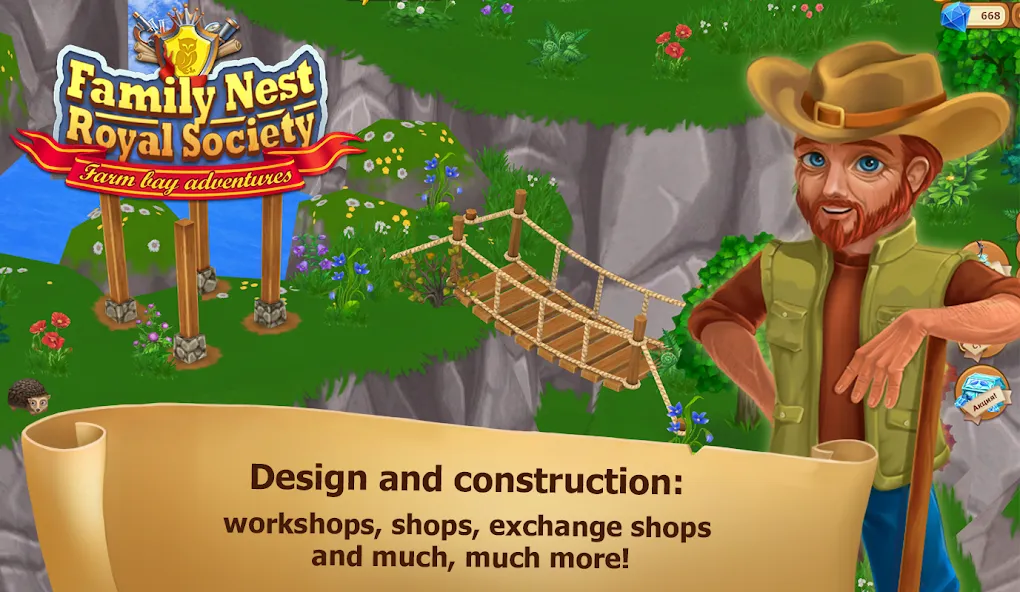 Family Nest: Royal Farms МОД/Взлом [Много монет, Открытые уровни и Мега MOD] Screenshot 5