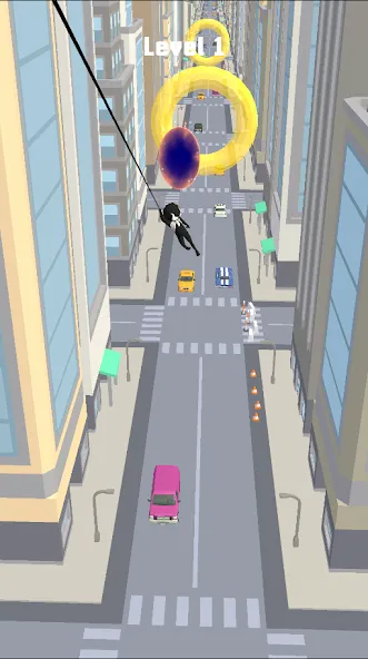 Web Slinging Race (Веббросок гонок) МОД/Взлом [Деньги, Монеты и Меню MOD] Screenshot 1