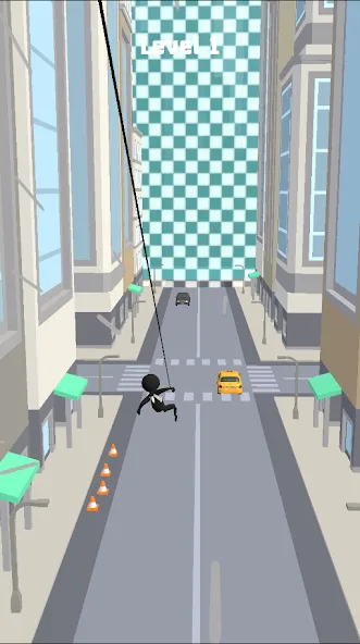 Web Slinging Race (Веббросок гонок) МОД/Взлом [Деньги, Монеты и Меню MOD] Screenshot 2