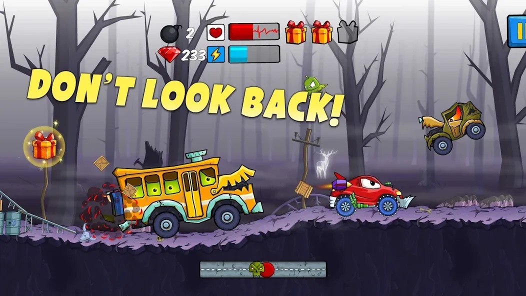 Car Eats Car - Apocalypse Race (Кар Итс Кар) МОД/Взлом [Много монет, Открытые уровни и Мега MOD] Screenshot 2