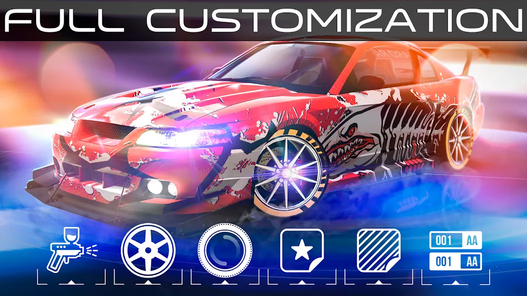 Hard Racing - Real Drag Racing (Хард Рейсинг) МОД/Взлом [Много монет, Открытые уровни и Мега MOD] Screenshot 4