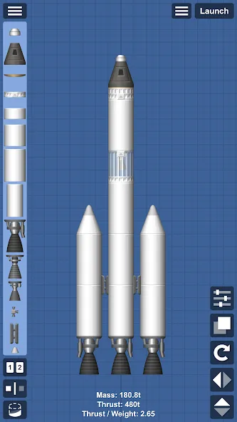 Spaceflight Simulator (Спейсфлайт Симулятор) МОД/Взлом [Все открыто, Дополнительные деньги и Меню MOD] Screenshot 1