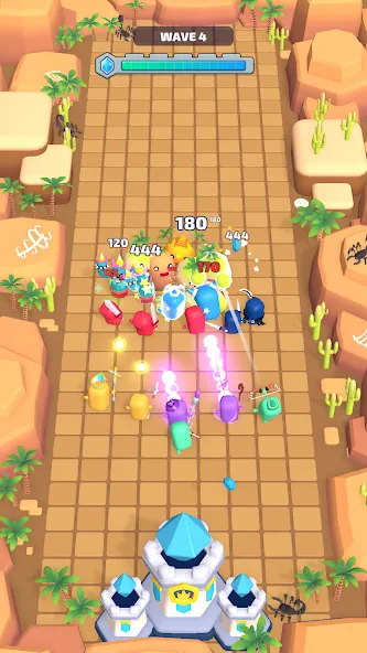 Dice Roll Defense (Дайс Ролл Дефенс) МОД/Взлом [Много денег, Монет и Все открыто] Screenshot 3