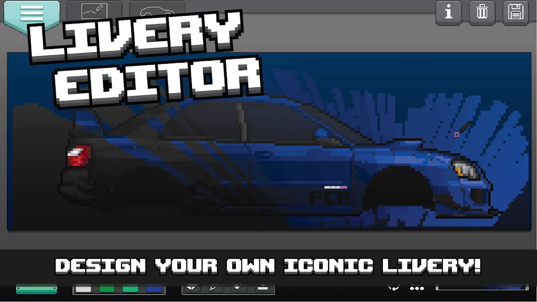 Pixel Car Racer (Пиксельный гоночный автомобиль) МОД/Взлом [Меню, Бесконечные монеты и Открытые уровни] Screenshot 5