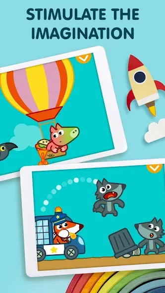 Pango Kids: Fun Learning Games МОД/Взлом [Бесконечные деньги, Монеты и Мега MOD] Screenshot 4