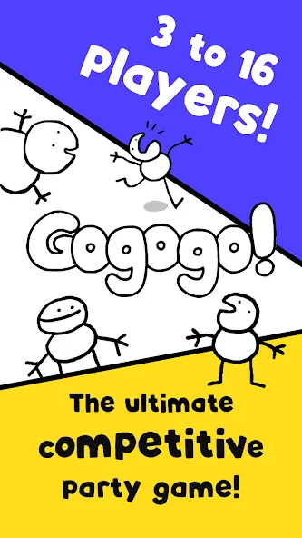 Gogogo! The Party Game! МОД/Взлом [Бесконечные деньги, Монеты и Мега MOD] Screenshot 1