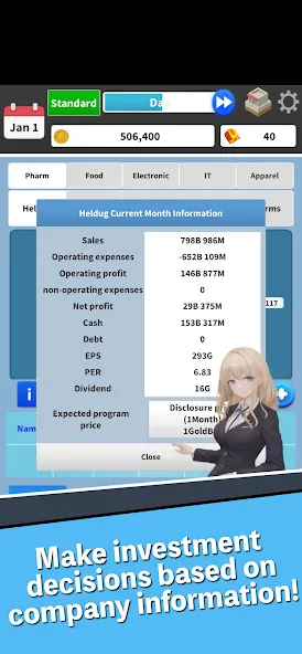 Stock Game - Capitalism МОД/Взлом [Много денег, Монет и Все открыто] Screenshot 2