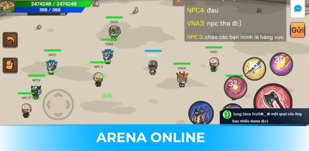 Chibi Survivor Online (Чиби Выживание Онлайн) МОД/Взлом [Бесконечные деньги, Монеты и Мега MOD] Screenshot 3