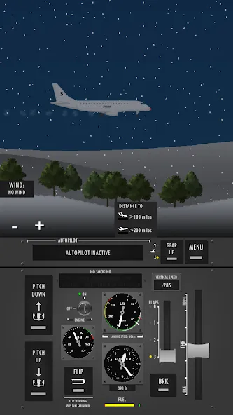Flight Simulator 2d - sandbox МОД/Взлом [Меню, Бесконечные монеты и Открытые уровни] Screenshot 5