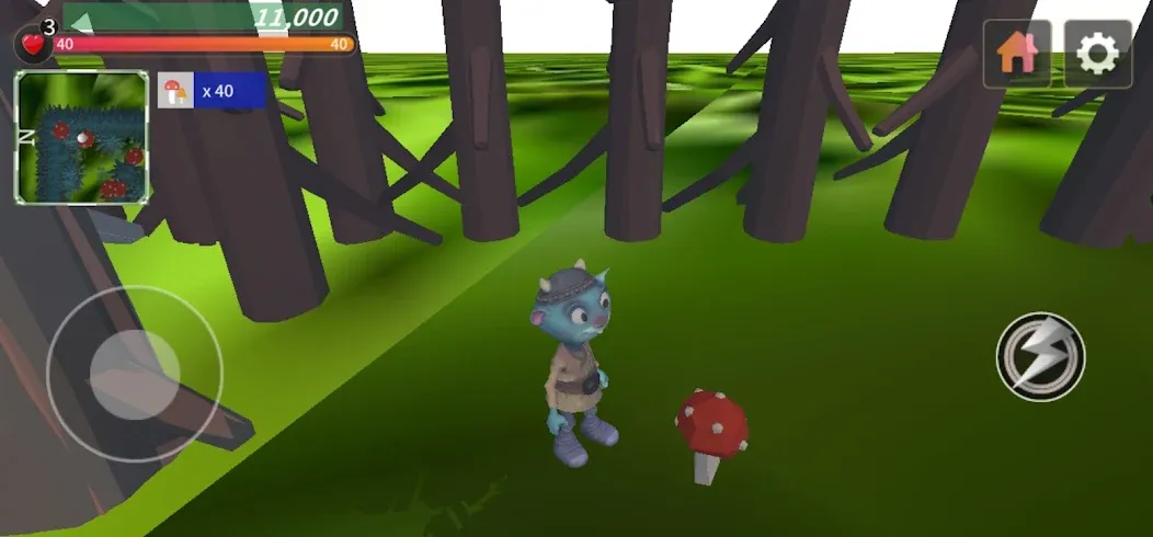 Forest Dimensions (Форест Дименшнс) МОД/Взлом [Меню, Бесконечные монеты и Открытые уровни] Screenshot 1