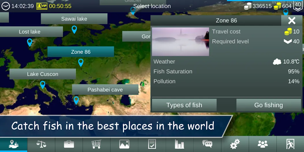 My Fishing World (Мой рыболовный мир) МОД/Взлом [Много денег, Монет и Все открыто] Screenshot 2