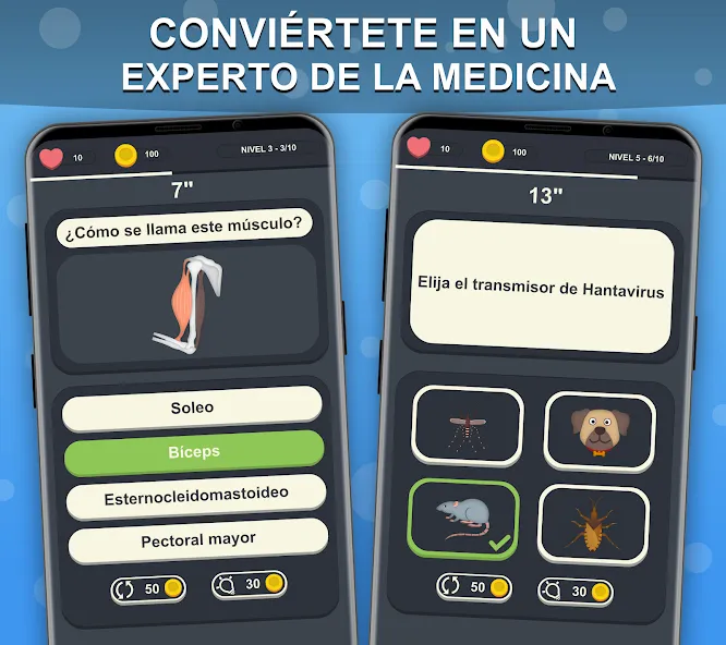 Doctor Trivia - Quiz Medicina (Доктор Тривия) МОД/Взлом [Много денег, Монет и Все открыто] Screenshot 1