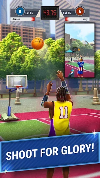 3pt Contest: Basketball Games МОД/Взлом [Много денег, Монет и Все открыто] Screenshot 2