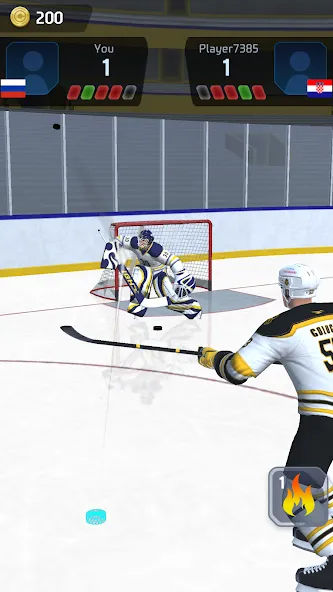 Hockey Game Stars 3D (Хоккей Гейм Старс 3D) МОД/Взлом [Деньги, Монеты и Меню MOD] Screenshot 3
