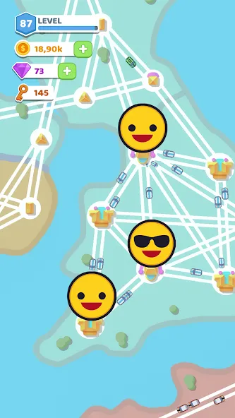State Connect: Traffic Control (тейт Коннект) МОД/Взлом [Меню, Бесконечные монеты и Открытые уровни] Screenshot 5