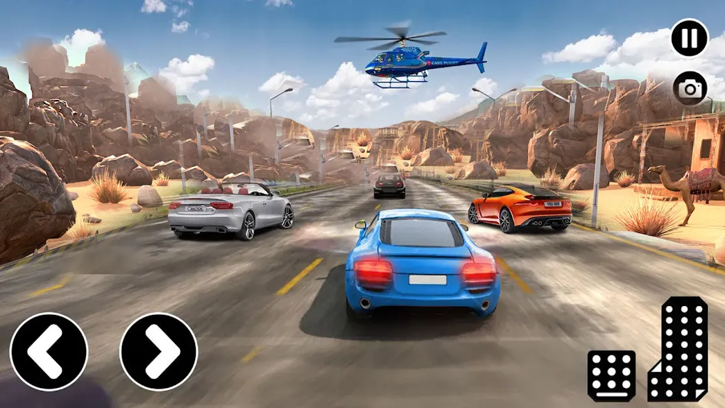 Car Highway Racing for Speed (Трафик Рейсер Трафик игры) МОД/Взлом [Меню, Бесконечные монеты и Открытые уровни] Screenshot 2