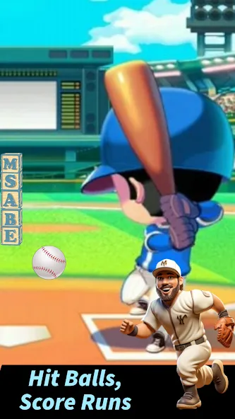 Baseball Letter Strike Homerun МОД/Взлом [Много денег, Монет и Все открыто] Screenshot 1