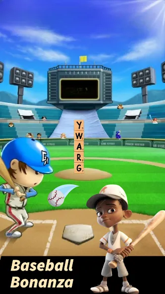 Baseball Letter Strike Homerun МОД/Взлом [Много денег, Монет и Все открыто] Screenshot 4