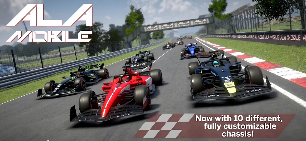 Ala Mobile GP - Formula racing (Ала Мобайл Гран При) МОД/Взлом [Много денег, Монет и Все открыто] Screenshot 1