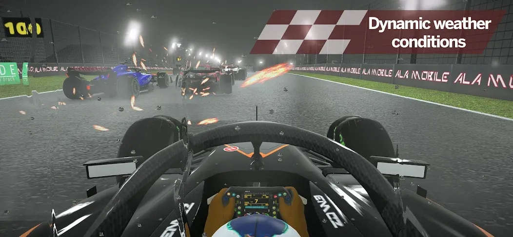 Ala Mobile GP - Formula racing (Ала Мобайл Гран При) МОД/Взлом [Много денег, Монет и Все открыто] Screenshot 3
