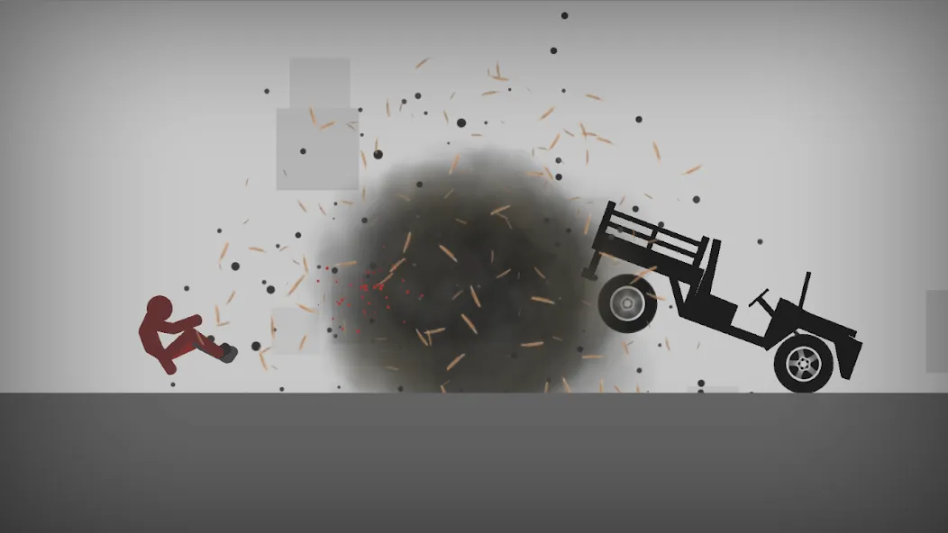 Stickman Dismounting (тикман Дисмаунтинг) МОД/Взлом [Много денег, Монет и Все открыто] Screenshot 1