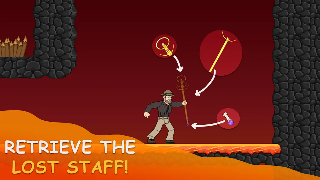 Volcano Escape — скриншот 5