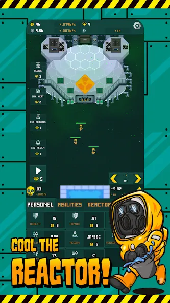 Critical - Incremental Reactor (Критикал) МОД/Взлом [Меню, Бесконечные монеты и Открытые уровни] Screenshot 1
