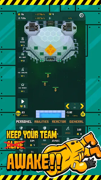 Critical - Incremental Reactor (Критикал) МОД/Взлом [Меню, Бесконечные монеты и Открытые уровни] Screenshot 2