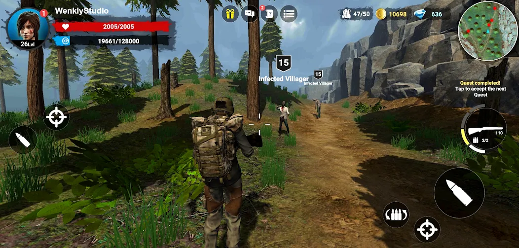 Horror Forest 3 open-world RPG (ХФ3) МОД/Взлом [Бесконечные деньги, Монеты и Мега MOD] Screenshot 1