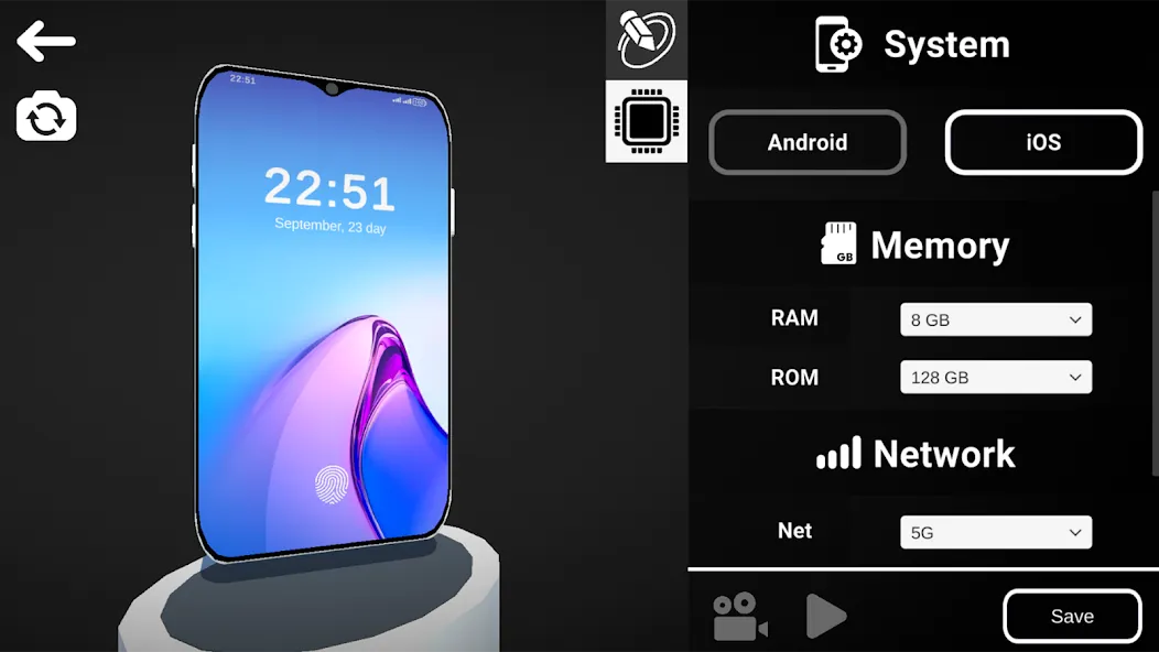 Phone Simulator - 3D Maker (Фоун Симулятор) МОД/Взлом [Бесконечные деньги, Монеты и Мега MOD] Screenshot 1